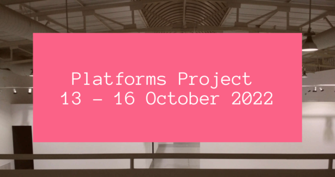 Platforms Project Contemporary Art Platforms
