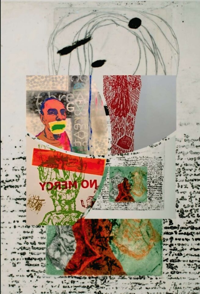 painting with collage