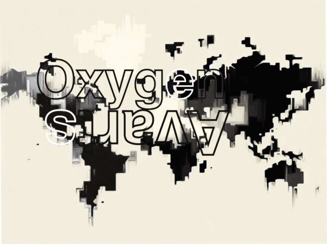 World map with the tag Oxygen Avarts