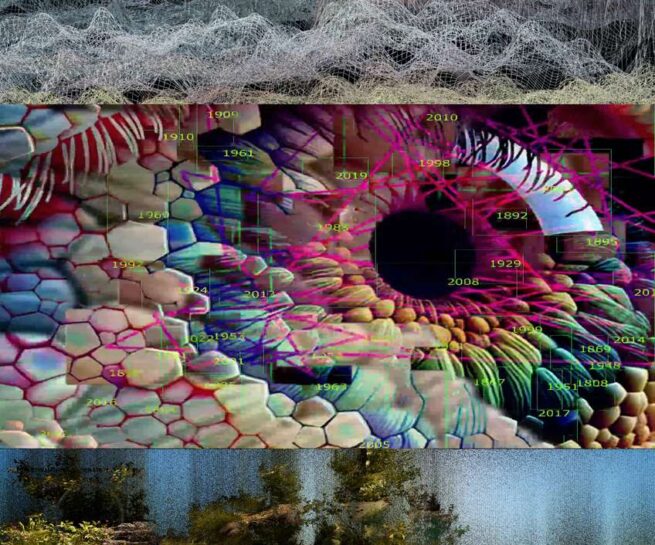 Digital images eye look