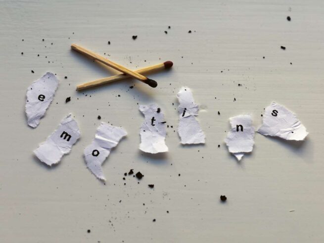 matches with destroyed or burned notes writing emotions