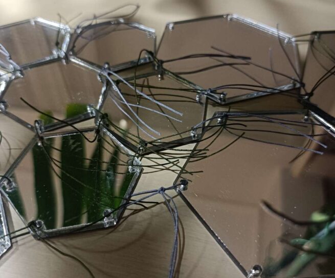 artwork made by plexiglass