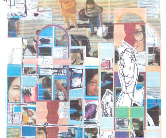 Digital collage of portraits