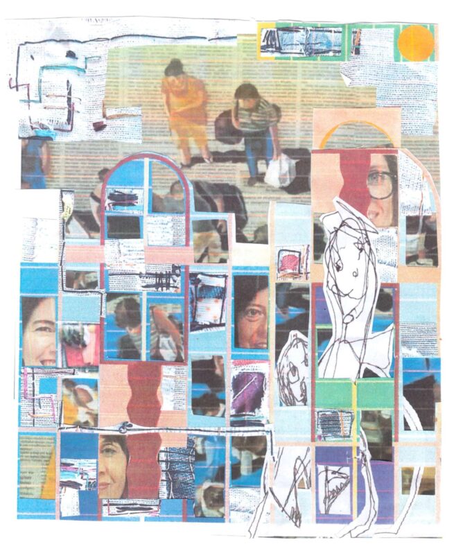 Digital collage of portraits