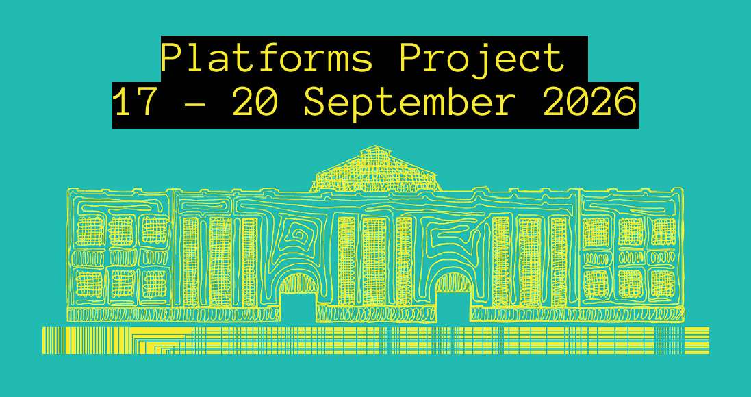 Tabaco factory illustration in yellow Platforms Project cover page 2026