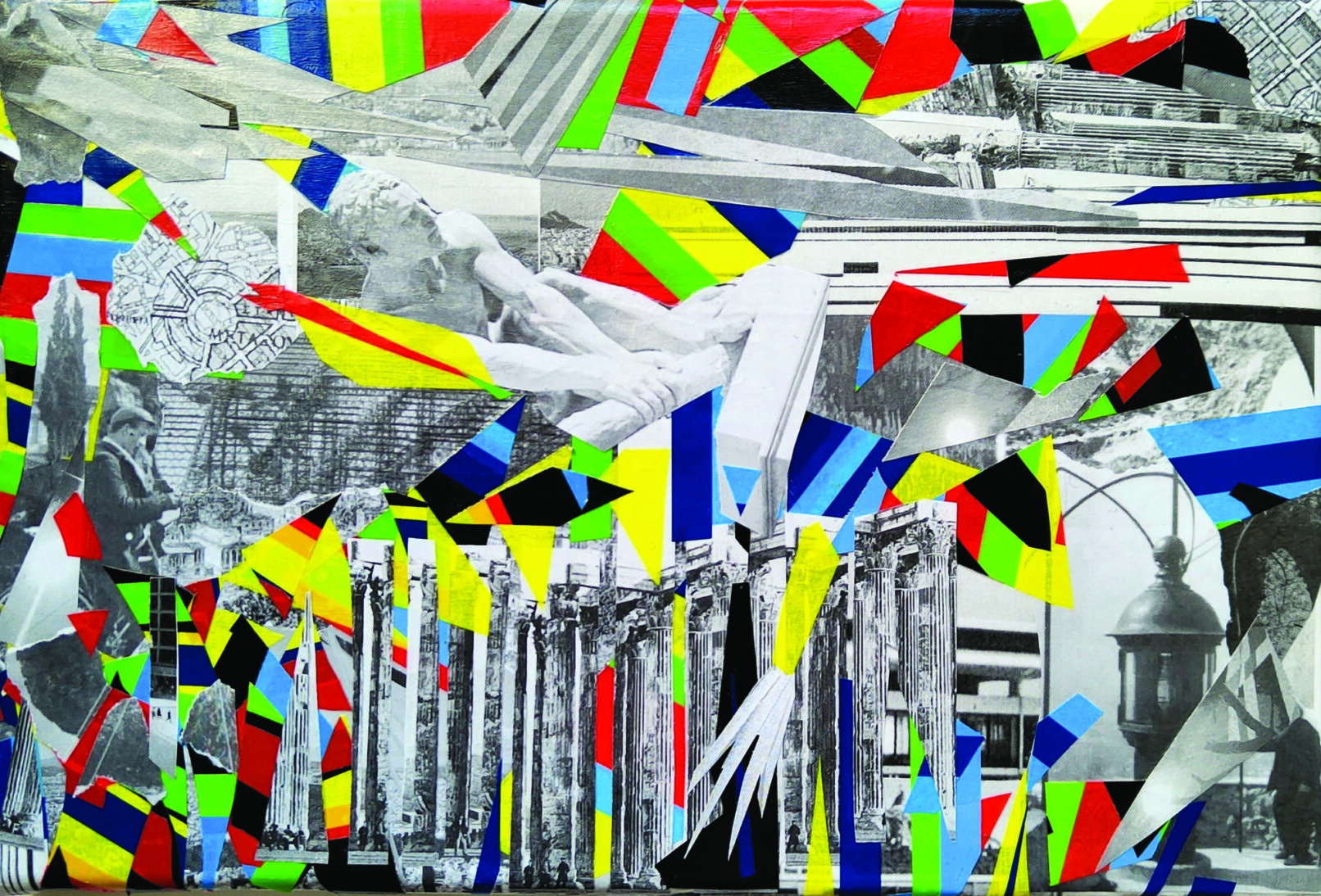abstract collage