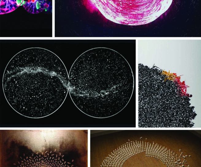 collage of 6 photos showing different circles