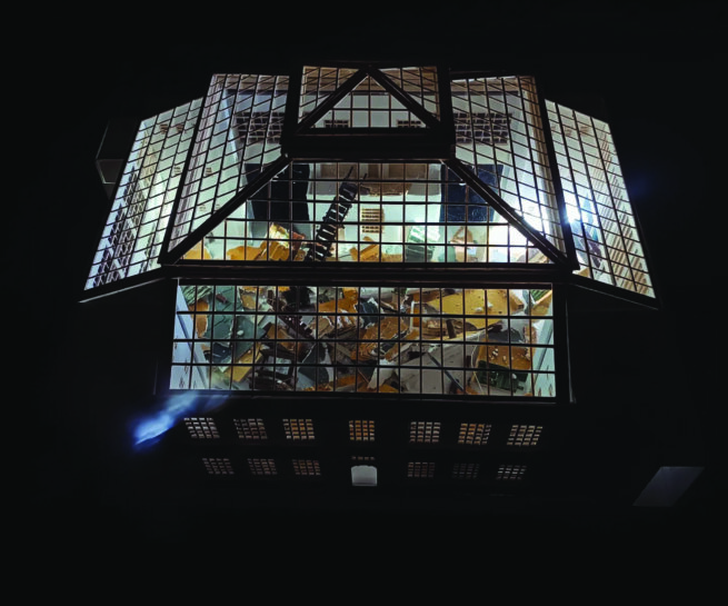 model of a glass house